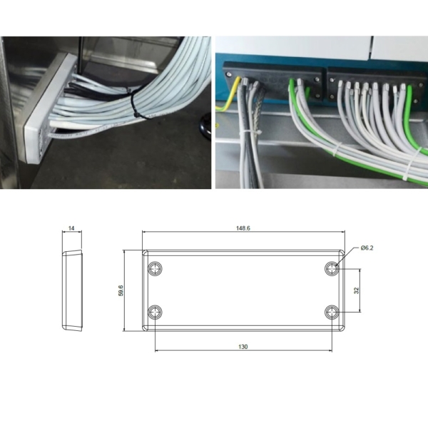 Przepust kablowy z ramą IP66 dławnica prowadzenie kabli przez ściankę przegrodę uszczelnianie kabla mocowanie kabli w ściance grodzi przepusty przemysłowy uszczelnianie kabli i przewodów w szafie sterowniczej wprowadzanie kabli do szafy sterowniczej przelotka instalacje elektryczne jacht łódź pojazdy straży pożarnej śmieciarki przepust kablowy wodoszczelny pyłoszczelny gazoszczelny hermetyczny gumowy do szaf sterowniczych prowadzenie kabli przez ścianę obudowę szafa sterownicza rozdzielnica rozdzielnia szafa transformatorowa przepust gumowy farmy słoneczne solarne wiatrowe cable glands cable entry plates płytka przepustowa