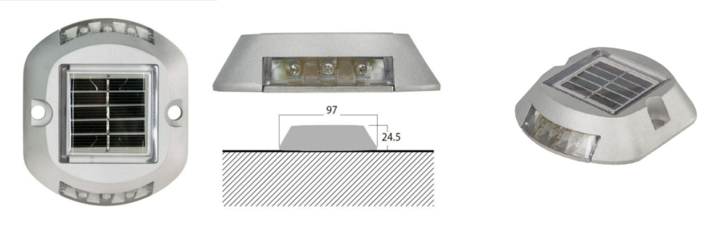 SolarTop 24 znacznik punktowy solarny LED 
